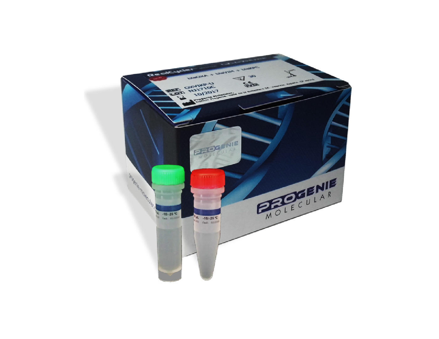 کیت ویروس هرپس تایپ 1 +2 - Herpesvirus type 1 (HSV-1) + Herpesvirus type 2 (HSV-2) - PROGENIE MOLECULAR - کیت - سلولی و مولکولی - فرداد آزما راد