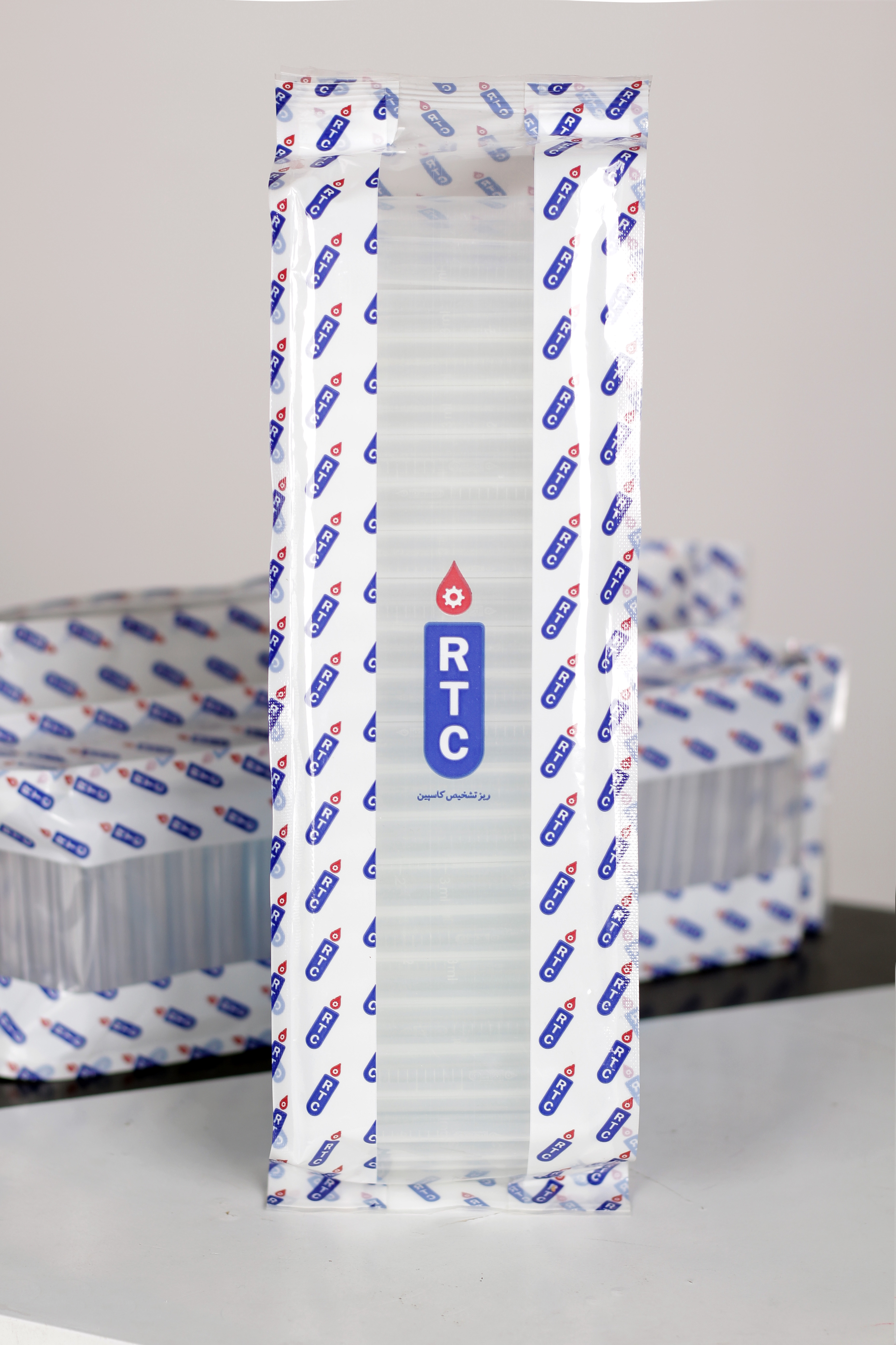 لوله خون گیری ساده غیرمدرج (مات) 13x75 - Simple Blood Collection Test Tubes PP 13x75 - RTC - مصرفی - نمونه گیری - ریز تشخیص کاسپین