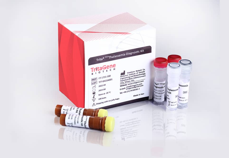 Trita® β-thalassemia Diagnostic Kit - Trita® β-thalassemia Diagnostic Kit - TritaGene - کیت - سلولی و مولکولی - تولیدی تحقیقاتی تریتاژن زیست فناور